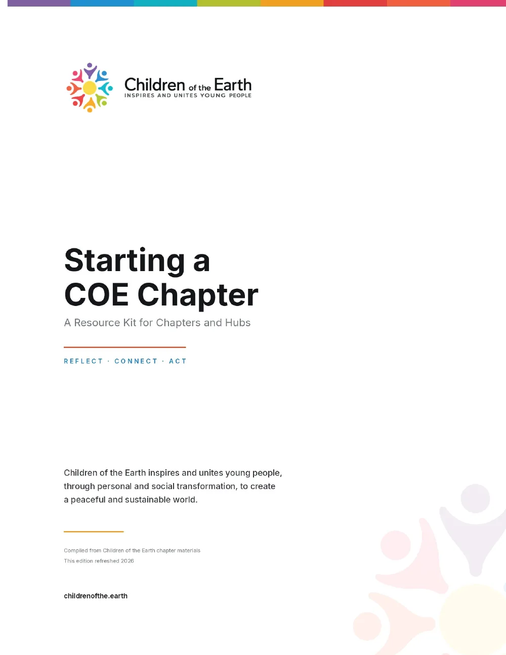 Cover of Starting a COE Chapter — A Resource Kit for Chapters and Hubs